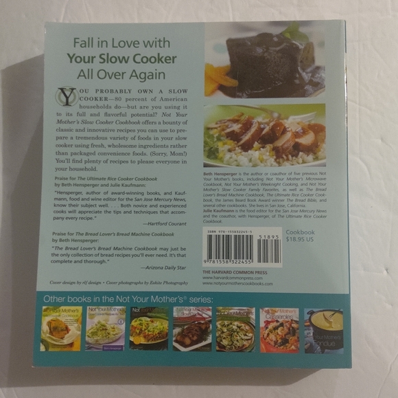 Not Your Mother's Slow Cooker Cookbook. By Hensperger & Kaufmann - Picture 3 of 9